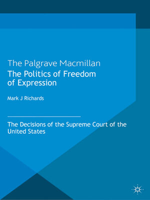 cover image of The Politics of Freedom of Expression